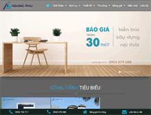 Tablet Screenshot of hoangphu.com.vn